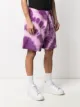 MSGM short à effet tie dye