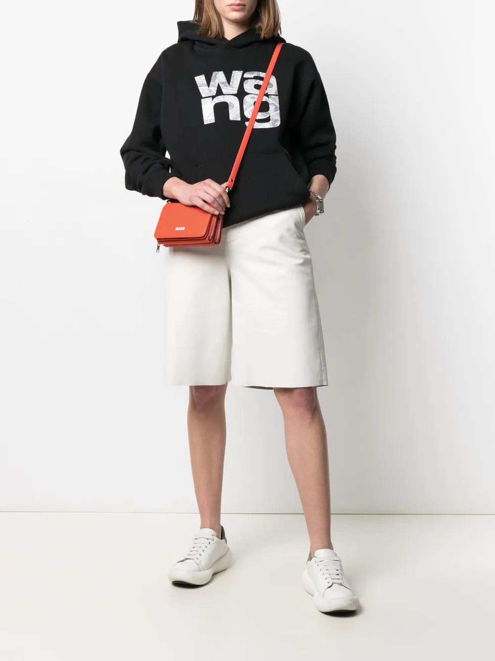 фото Msgm сумка через плечо с логотипом