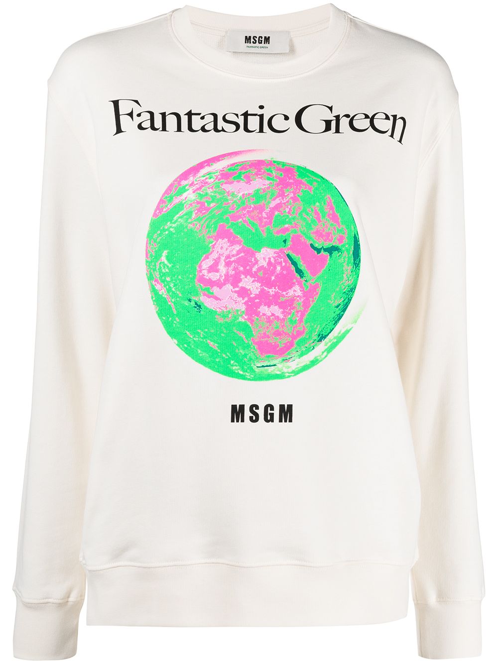 фото Msgm толстовка fantastic green