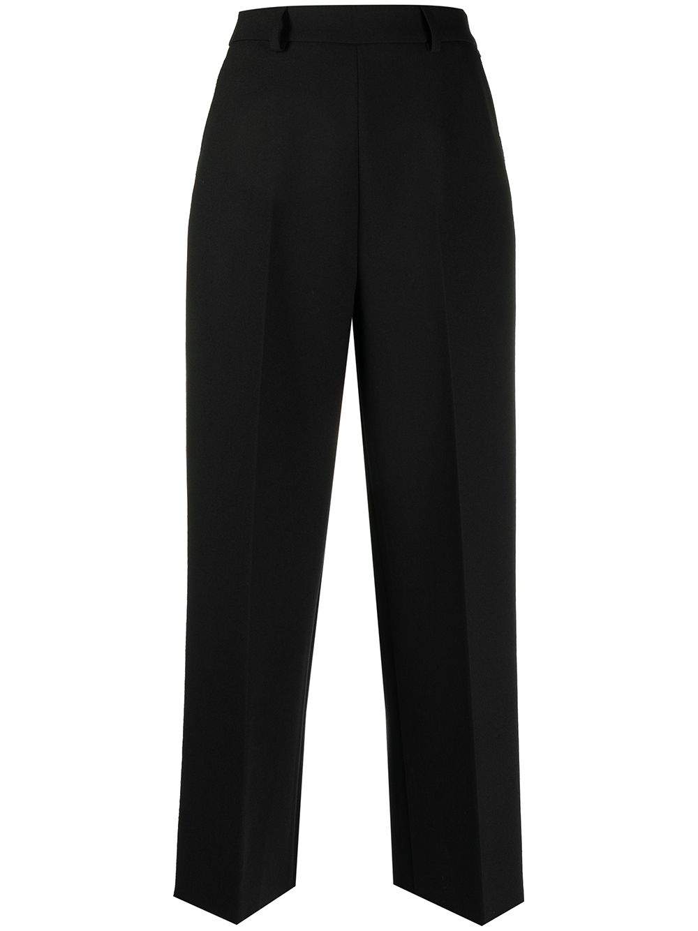 

MSGM pantalones rectos capri - Negro