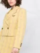 MSGM check-print cropped blazer