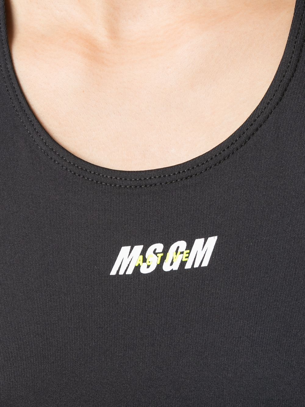 фото Msgm спортивный бюстгальтер с логотипом