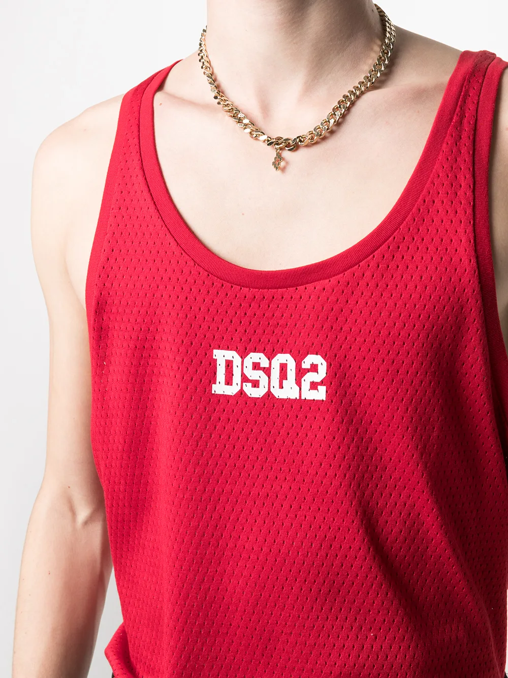 фото Dsquared2 топ без рукавов с логотипом