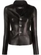 Image 1 of Dsquared2 panelled leather blazer