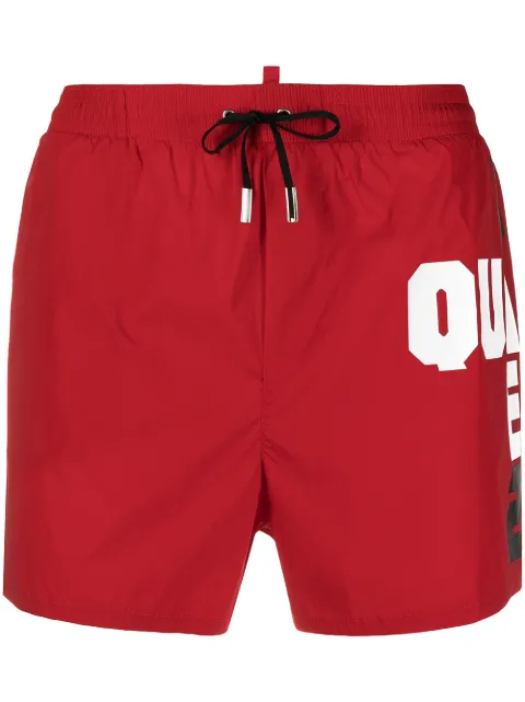 Dsquared2 مايوه شورت بطبعة شعار الماركة