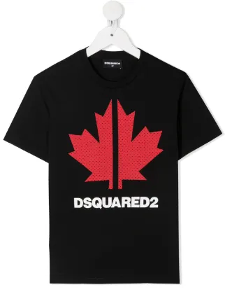 Dsquared2 leaf store logo t shirt