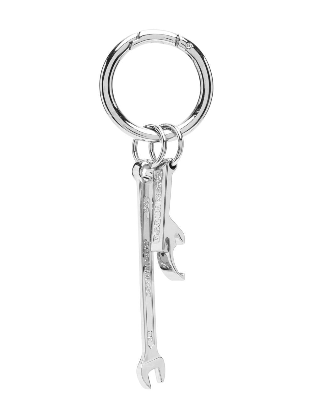 Dsquared2 Spanner Keyring In Metallic