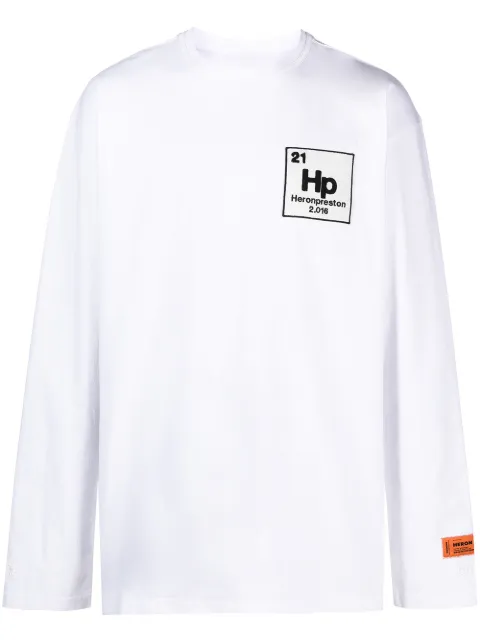 Heron Preston element logo-patch sweatshirt