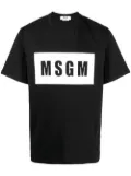 MSGM logo-print T-shirt - Black