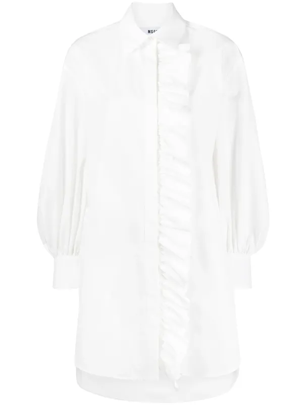 msgm shirt dress MSGM Layered T-Shirt Dress