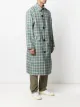 MSGM однобортное пальто в клетку