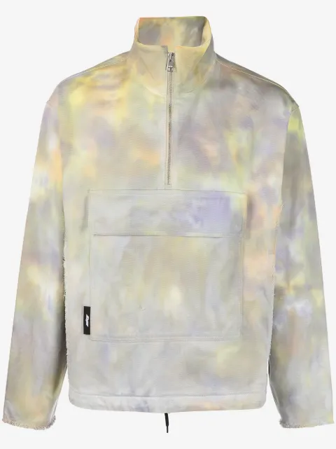 MSGM sudadera con motivo tie-dye