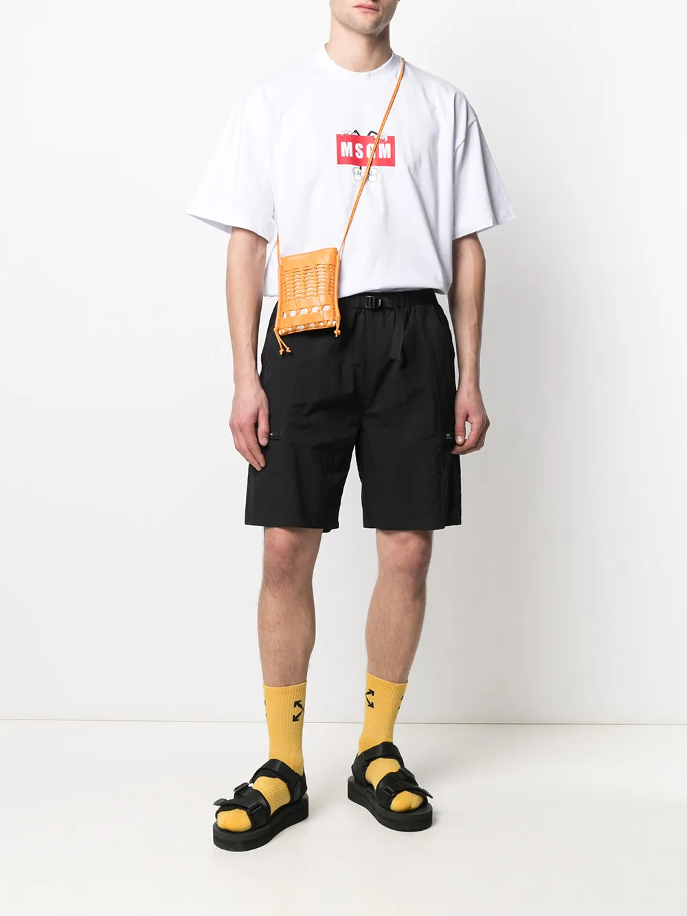 фото Msgm футболка с логотипом
