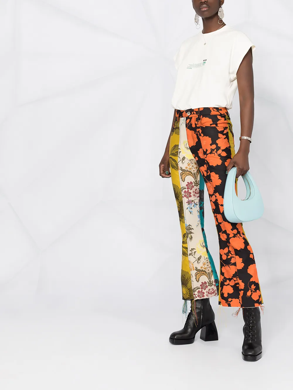 фото Msgm футболка с графичным принтом