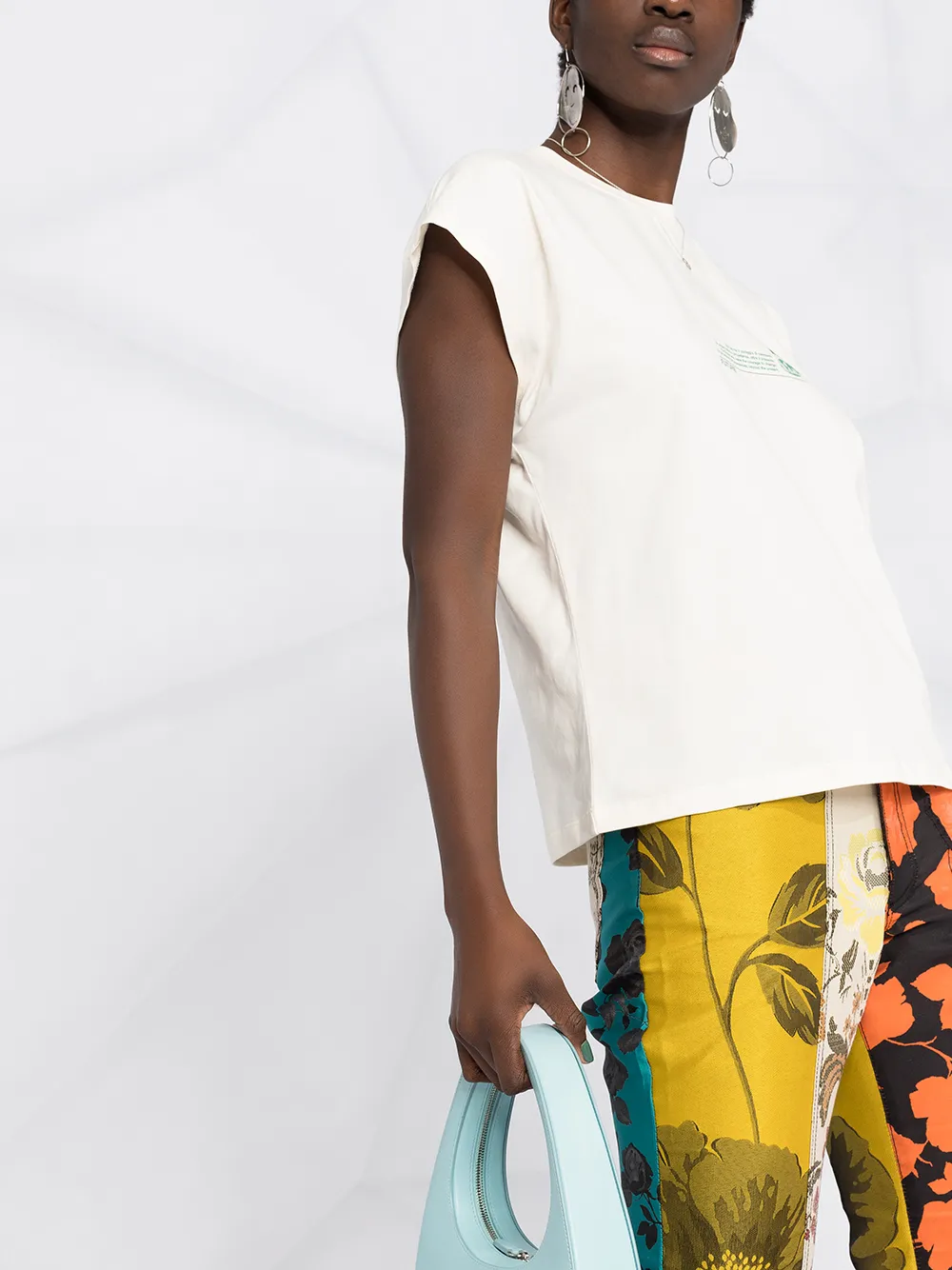 фото Msgm футболка с графичным принтом