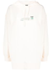 49%OFF！＜Farfetch＞ MSGM グラフィック パーカー - ニュートラル画像