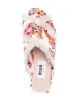 MSGM floral-print frayed mules
