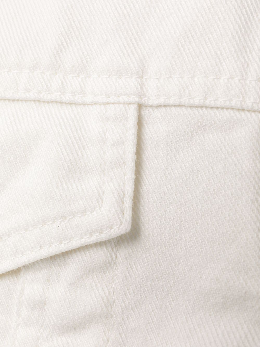 MSGM logo-print Buttoned Denim Jacket - Farfetch
