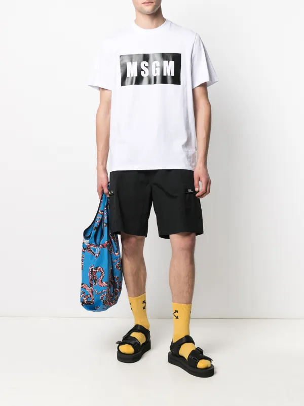 MSGM 3842MDA1725731701 関税送料込 MSGM ロゴ Tシャツ 通販 - FARFETCH