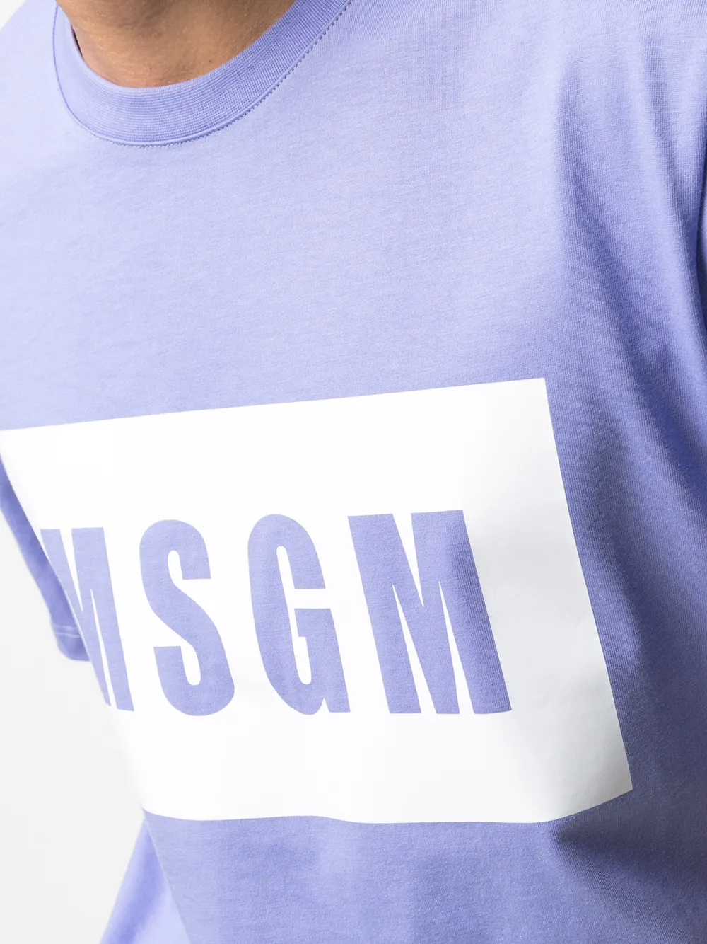 фото Msgm футболка с логотипом