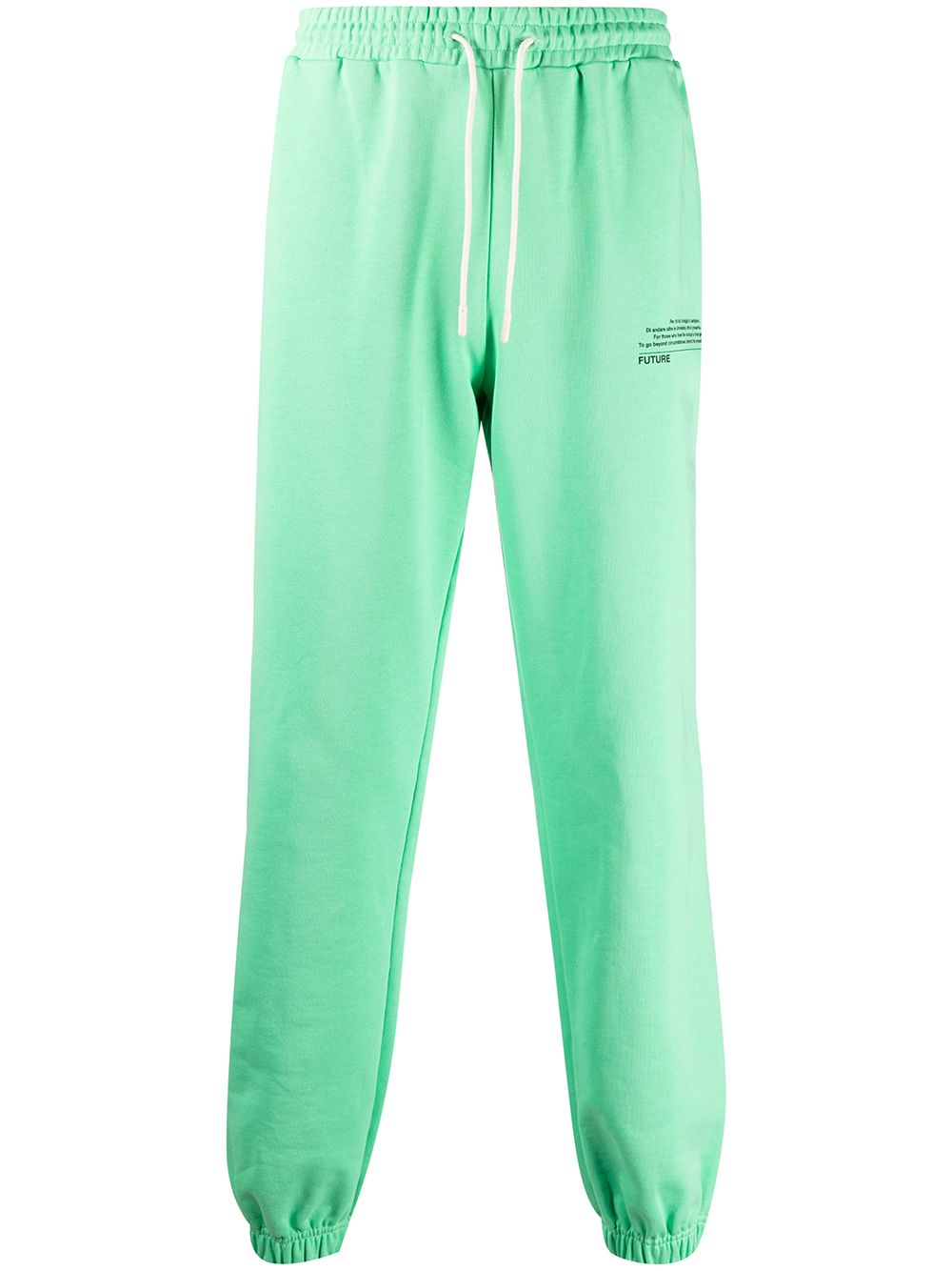 

MSGM pants con logo estampado - Verde