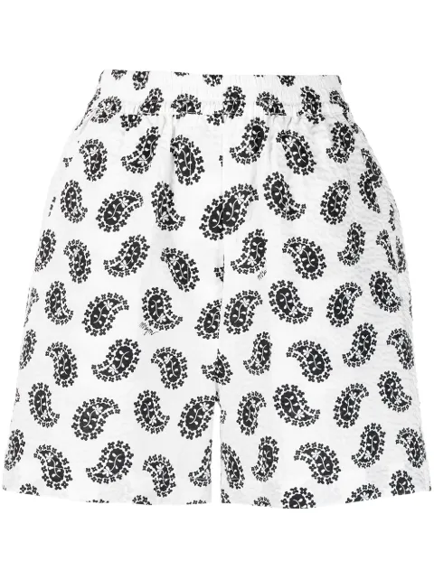 MSGM شورت مرن بطبعة بيزلي