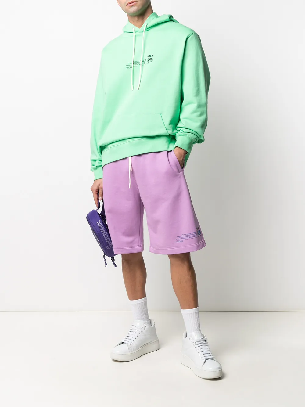 фото Msgm шорты с логотипом