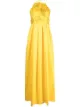 Image 1 of MSGM embroidered tie-fastening gown