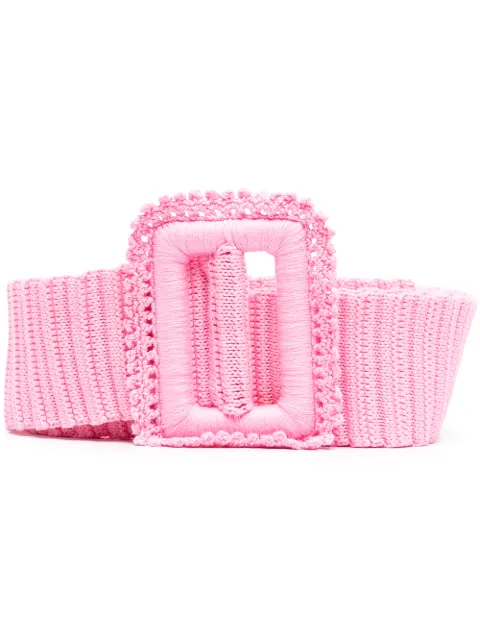 MSGM knitted-style belt