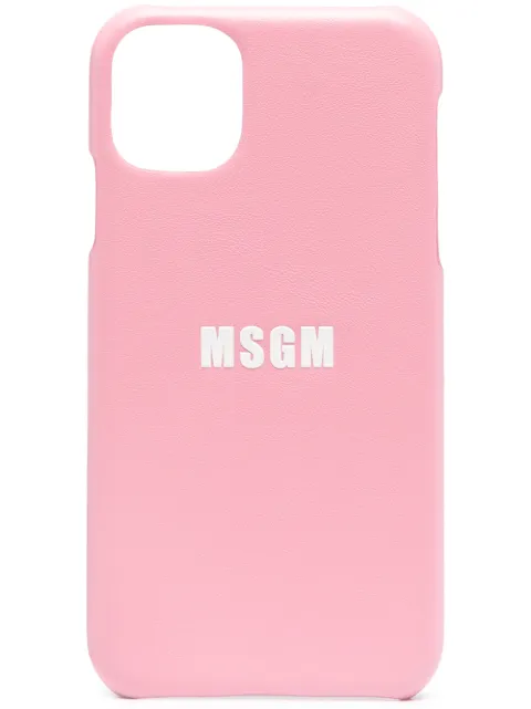 MSGM logo-print iPhone 11 case