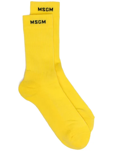 MSGM knitted logo socks