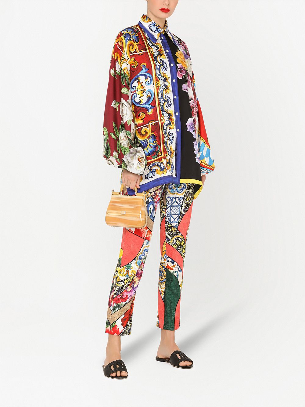 Dolce & Gabbana patchwork-print Silk Shirt - Farfetch