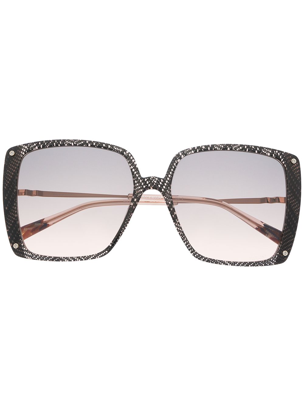 фото Missoni eyewear солнцезащитные очки в массивной квадратной оправе