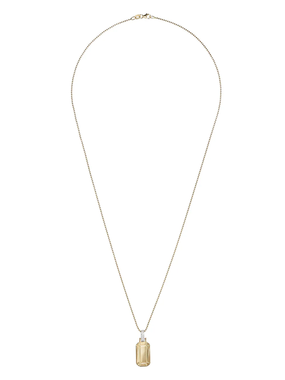 

EÉRA collar en oro amarillo de 18kt con diamantes - Dorado