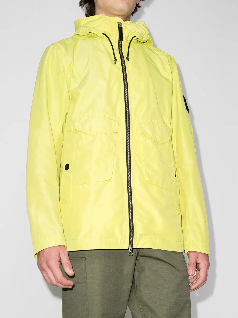 фото Stone island куртка на молнии с кулиской