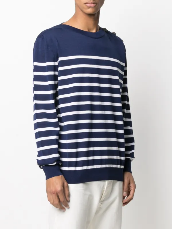 blue balmain jumper