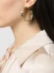 Image 2 of Aurelie Bidermann Ava textured large hoops