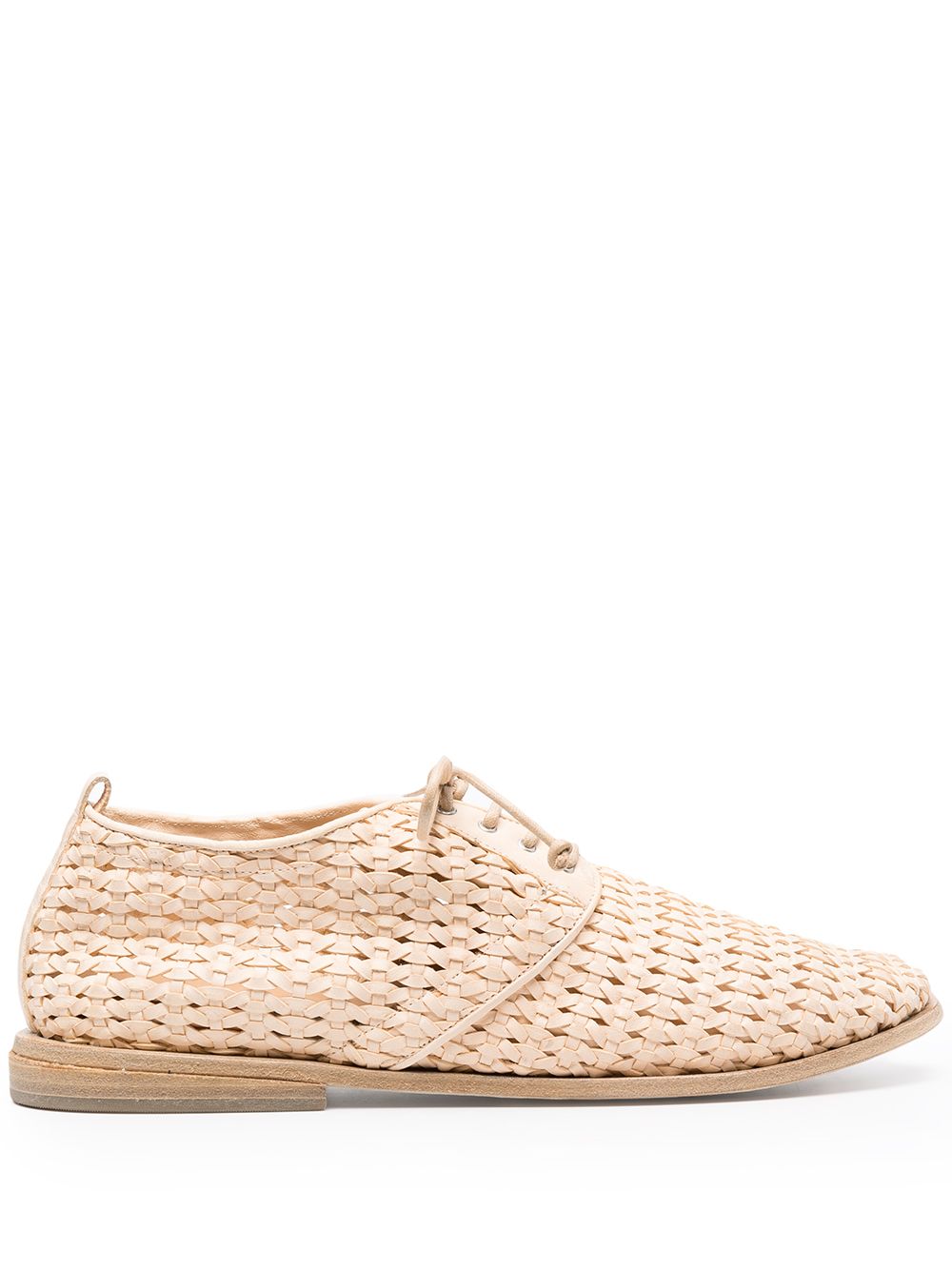 Marsèll Woven Lace-up Shoes In Neutrals