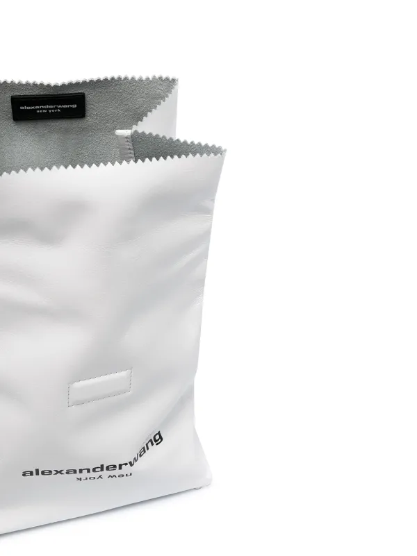 alexander wang paper bag clutch