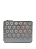 Comme Des Garçons Wallet holographic zipped wallet - Black