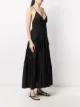 Three Graces open-back tiered dress