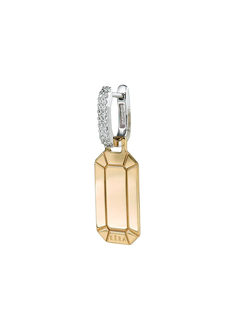 18kt yellow gold Tokyo diamond earring