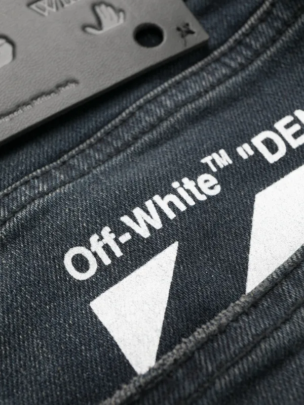 White ripped bootcut jeans Clearance
