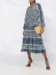 Image 2 of Ulla Johnson psychedelic marble print dress