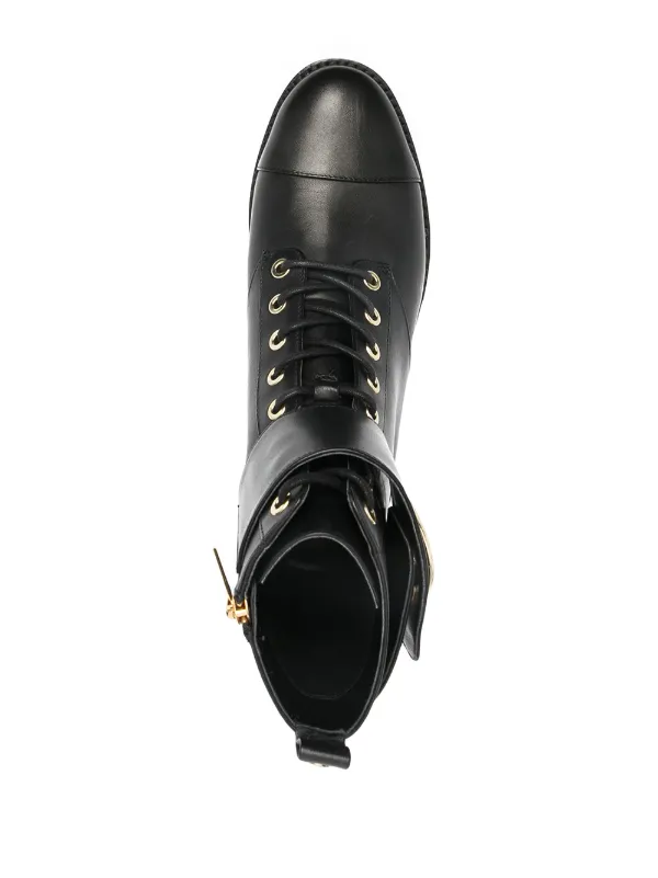 Michael Kors Tatum Leather Combat Boots - Farfetch