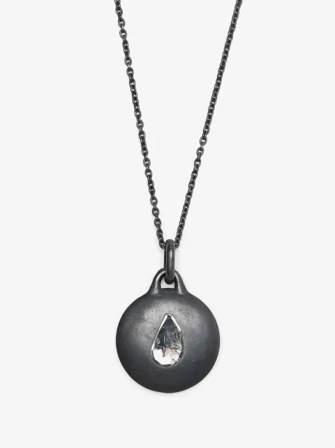 Parts of Four Disk diamond necklace