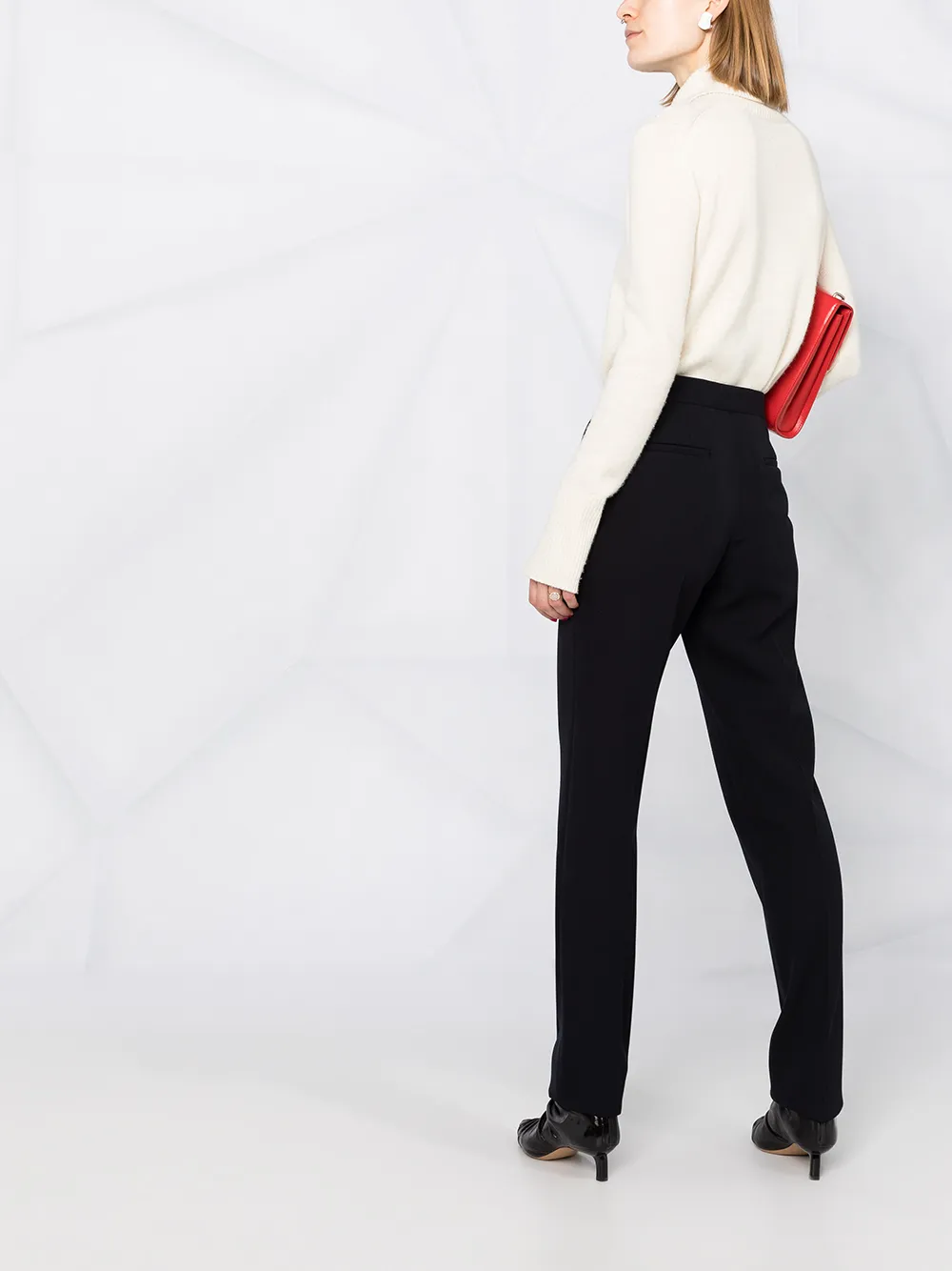 фото Jil sander прямые брюки строгого кроя