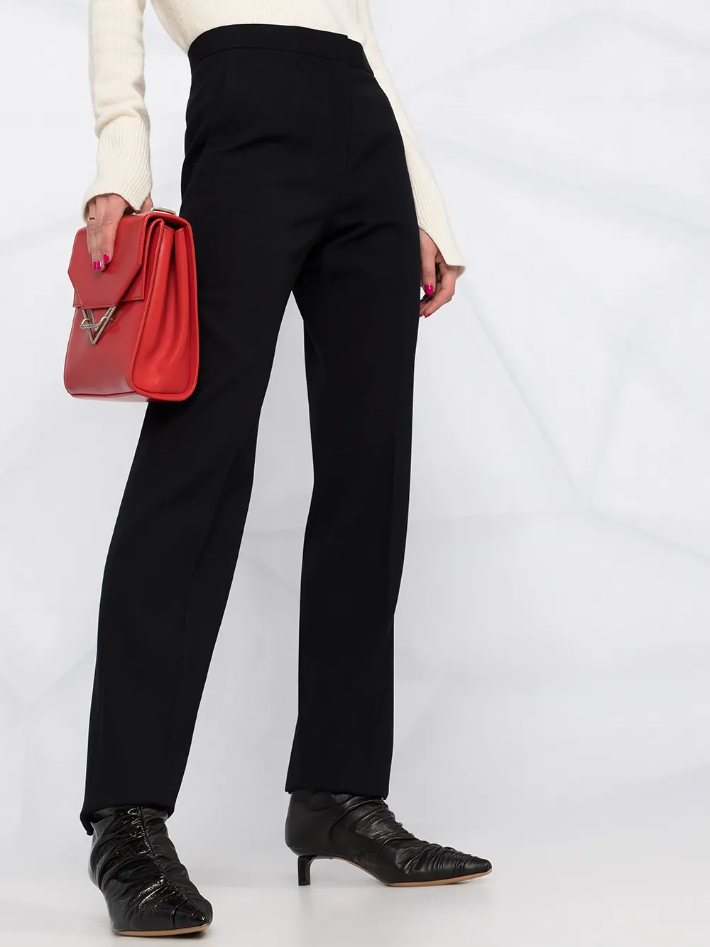 фото Jil sander прямые брюки строгого кроя