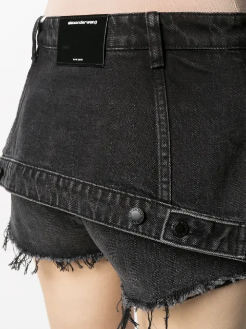 Alexander Wang Cutaway Denim Skort 