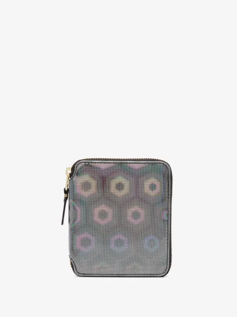 Comme Des Garçons Wallet holographic zipped wallet